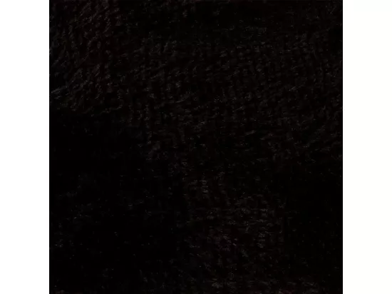 Coussin flocon réversible en fausse fourrure pour animaux - Noir - L 77 x l 50 cm