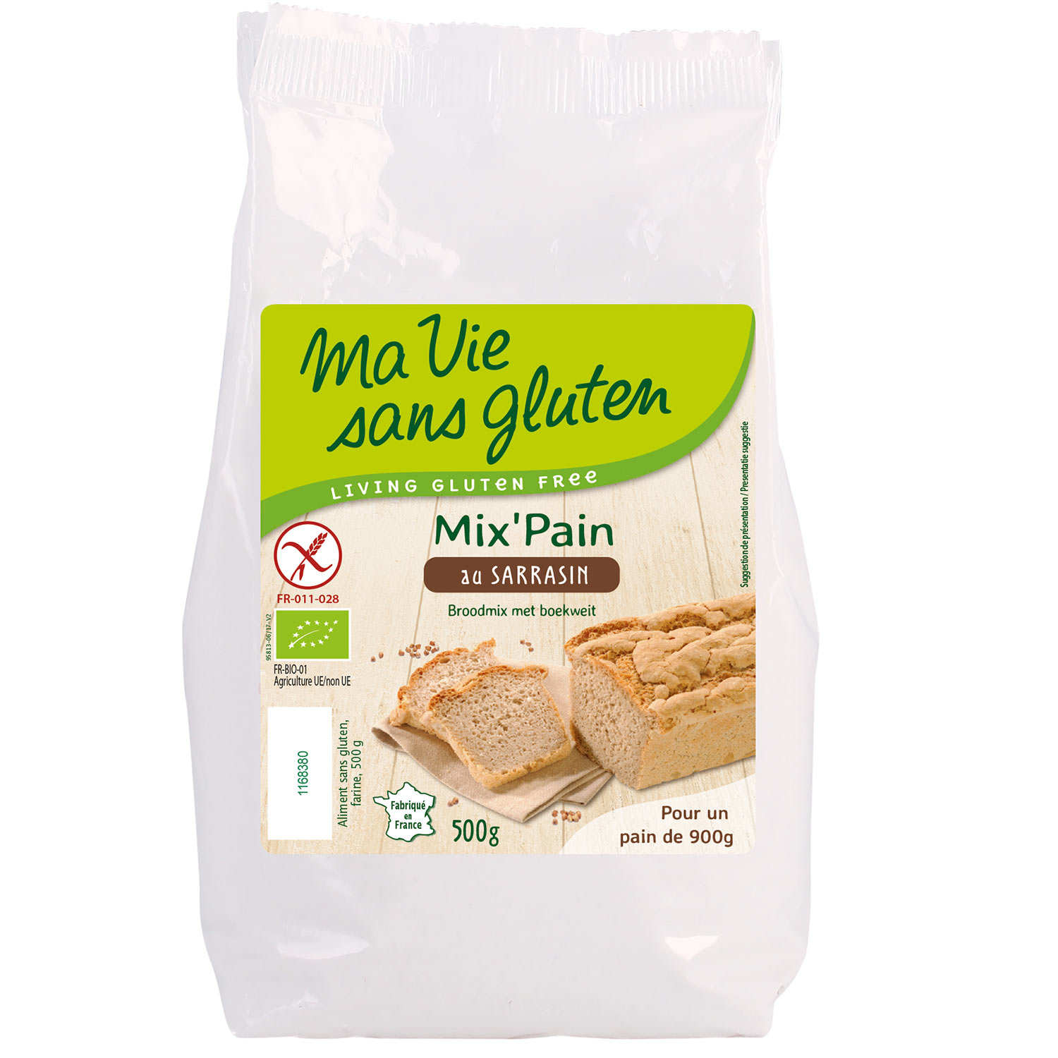 Préparation pour pain bio au sarrasin - sans gluten