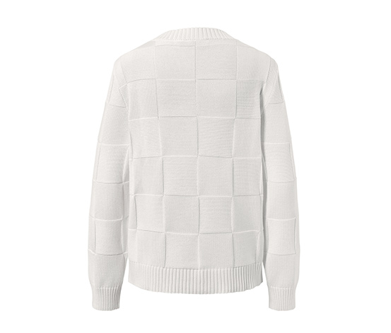 Pullover mit Karostruktur