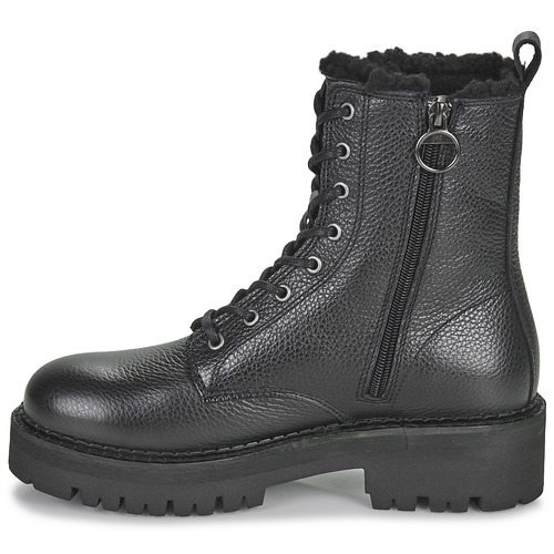 Tommy Jeans - TJW URBAN BOOT TUMBLED LTR WL - Noir