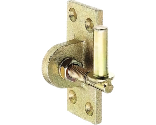 Verstelbare klem type DI 13 x 105 x 45 mm, geel verzinkt