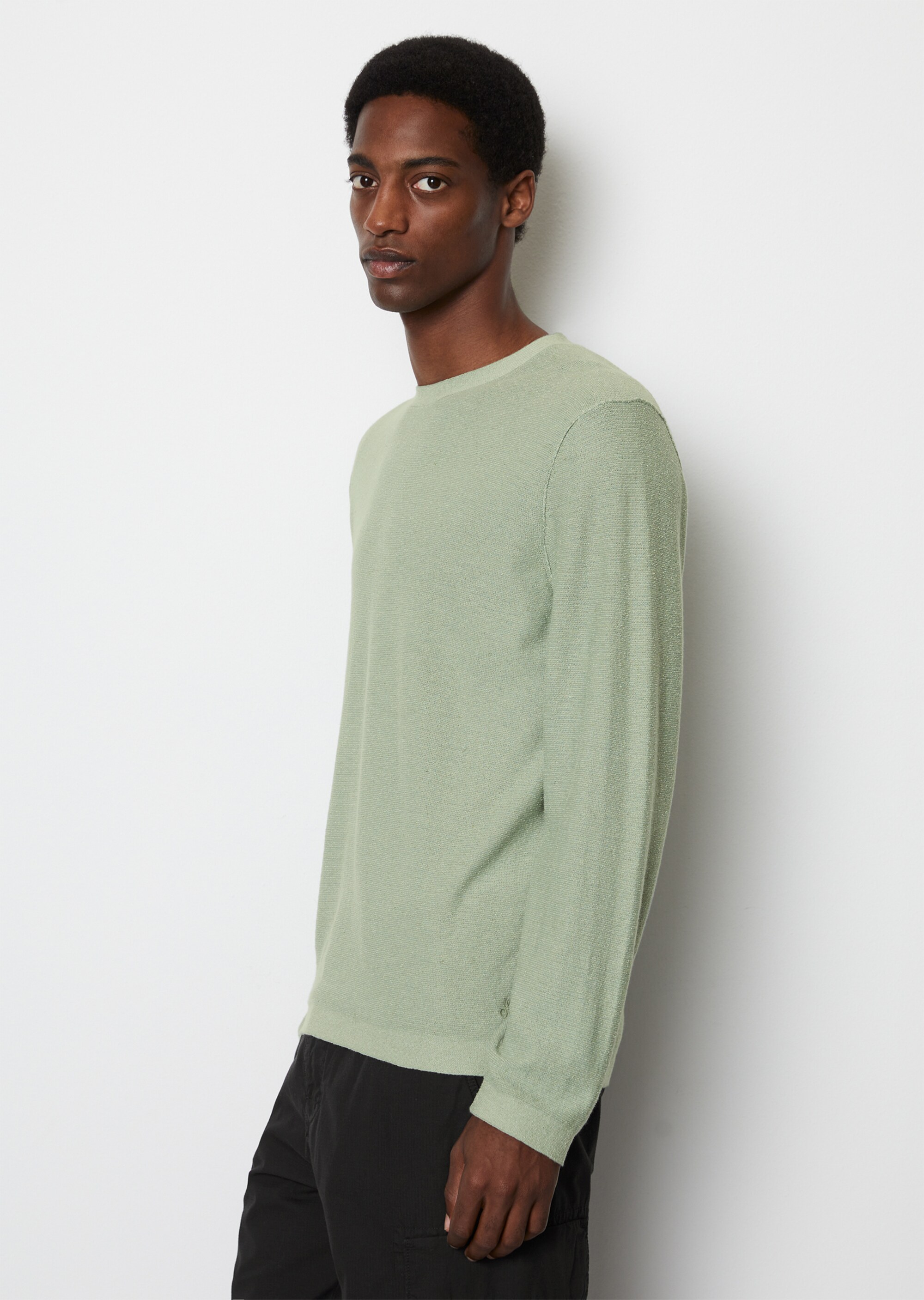 Pullover regular im lässigen Inside-Out-Look