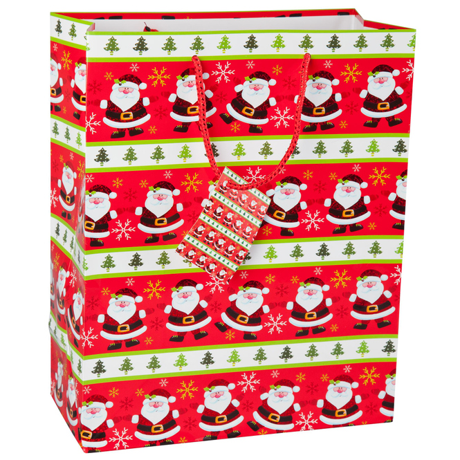 Geschenktasche - Nikolaus - 26 x 32,5 x 12,5 cm