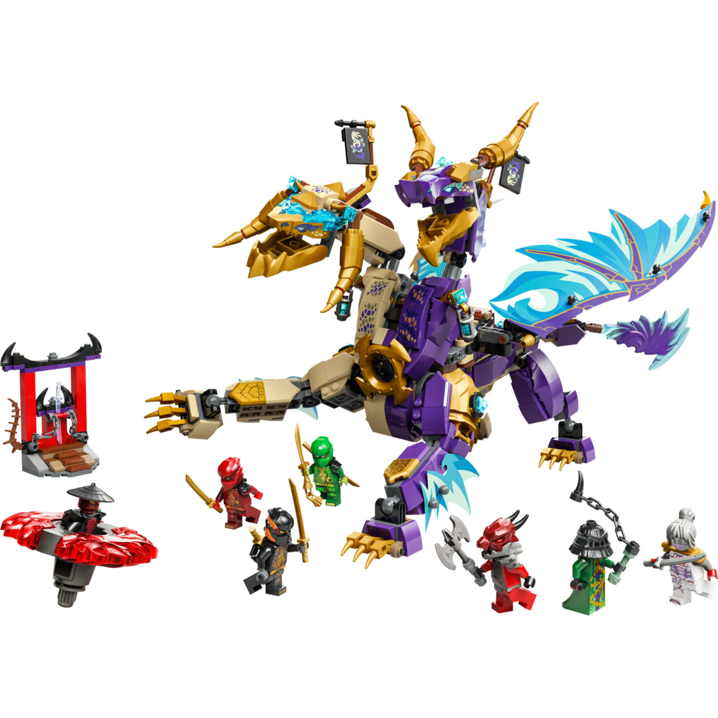 LEGO® NINJAGO 71836 Lichtbogendrache - Bauspielzeug mit 8 Minifiguren ab 9 Jahren