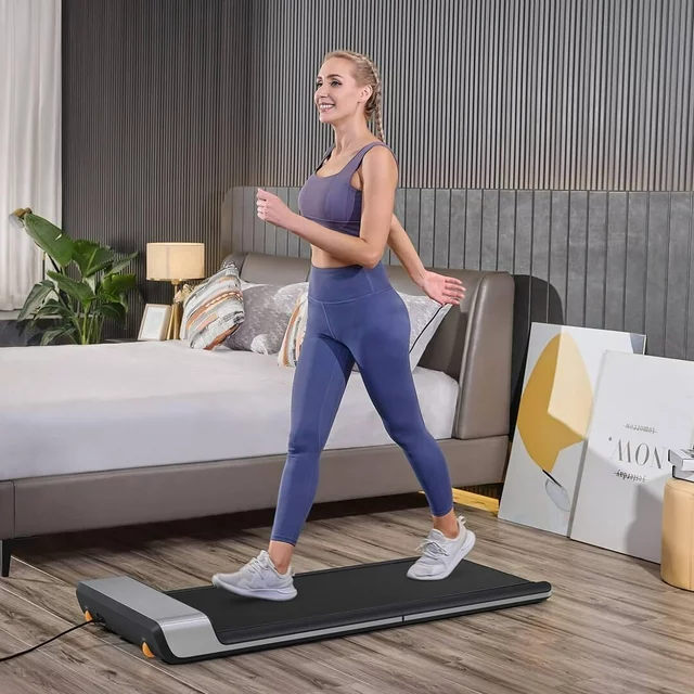 Esteira dobrável WalkingPad, ultrafina e dobrável, portátil, segura e sem necessidade de suporte, ideal para exercícios e corrida. Cor: Cinza (0,5-3,72 MPH).