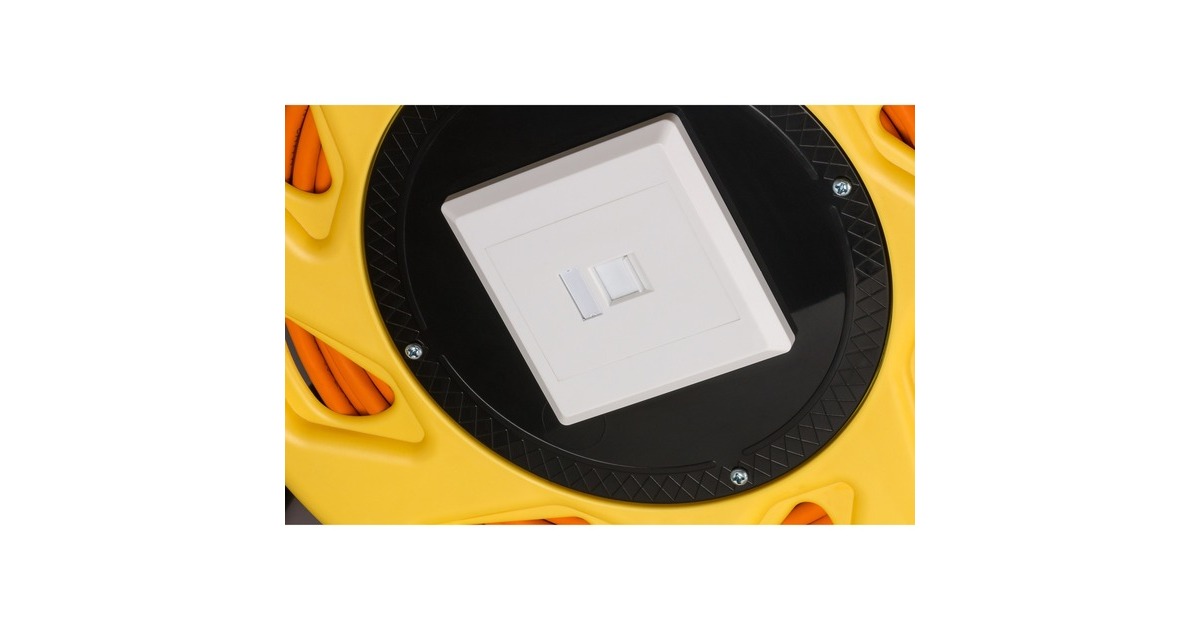 goobayPatchkabel RJ-45 aansluiting S/FTP, m. Cat.7a ruwe kabel  (Oranje, 50 m)