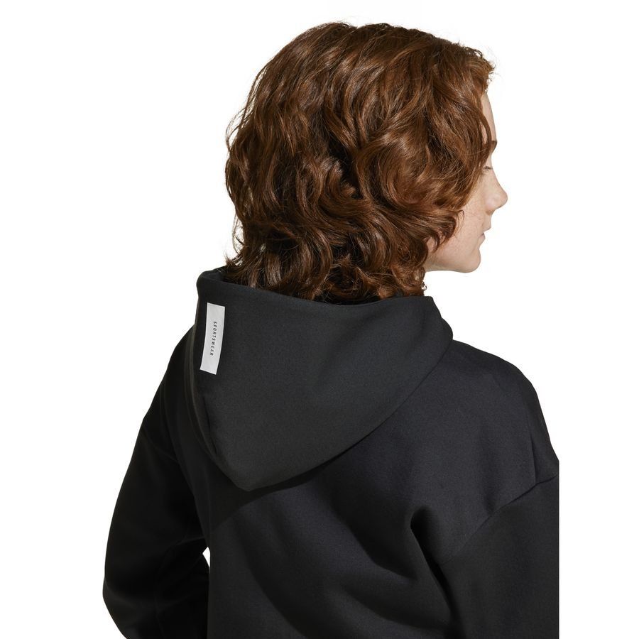 adidas Sweat à Capuche Z.N.E. Full Zip - Noir/Blanc Enfant