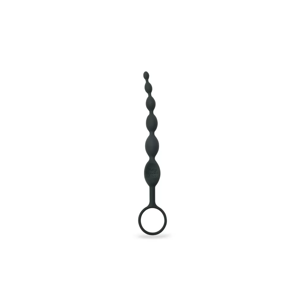 Fifty Shades Of Grey Anal Beads - Black