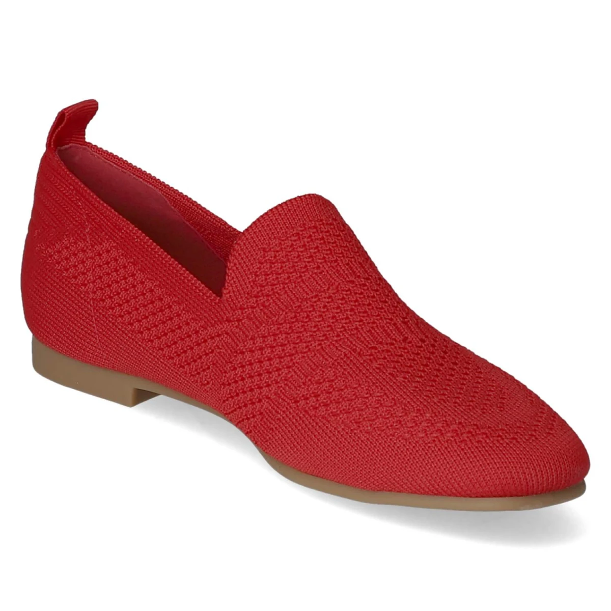 La StradaSlipper - red knitted