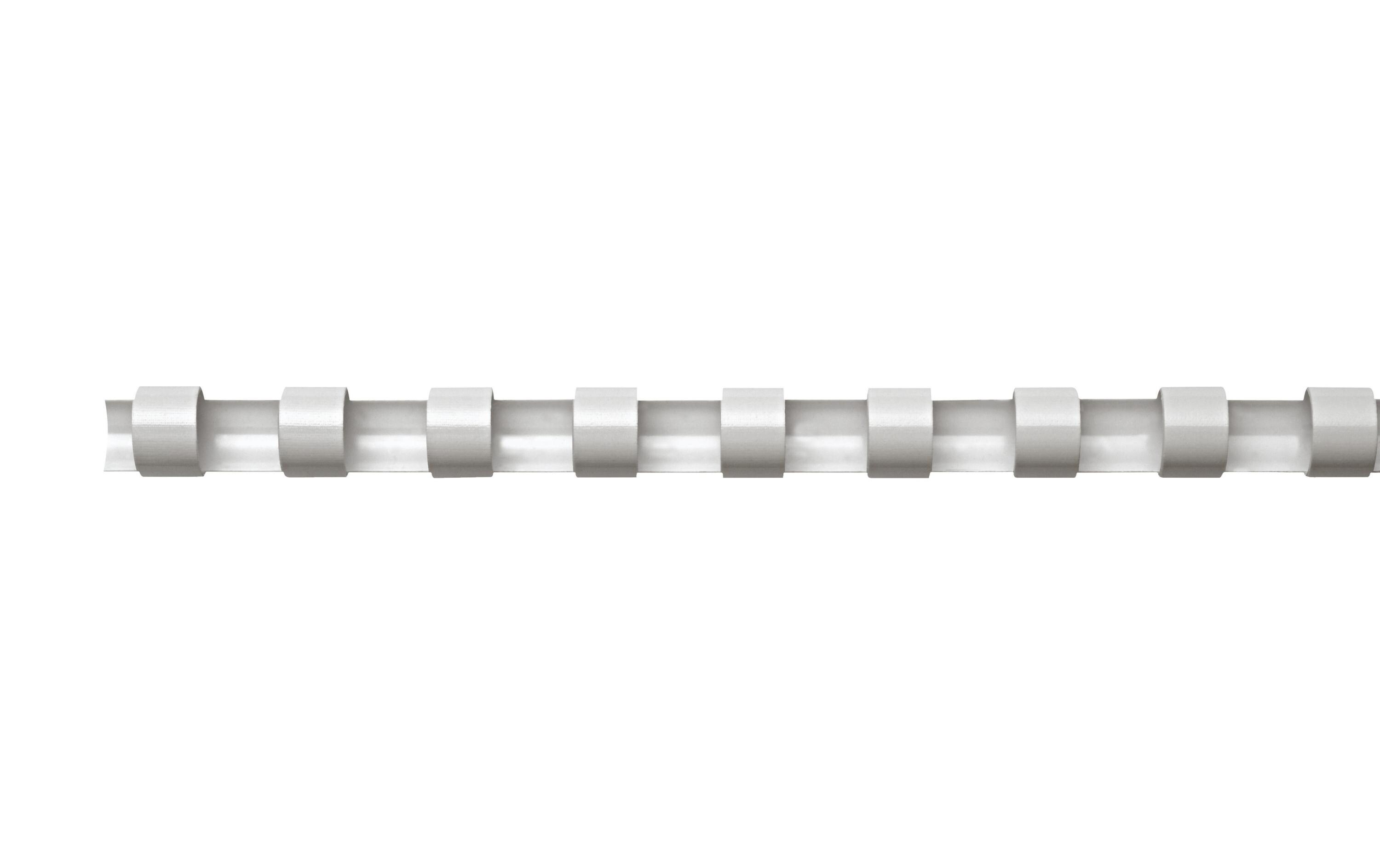 Binderücken 12.5 mm Weiss, 25 StückUniversell und flexibel