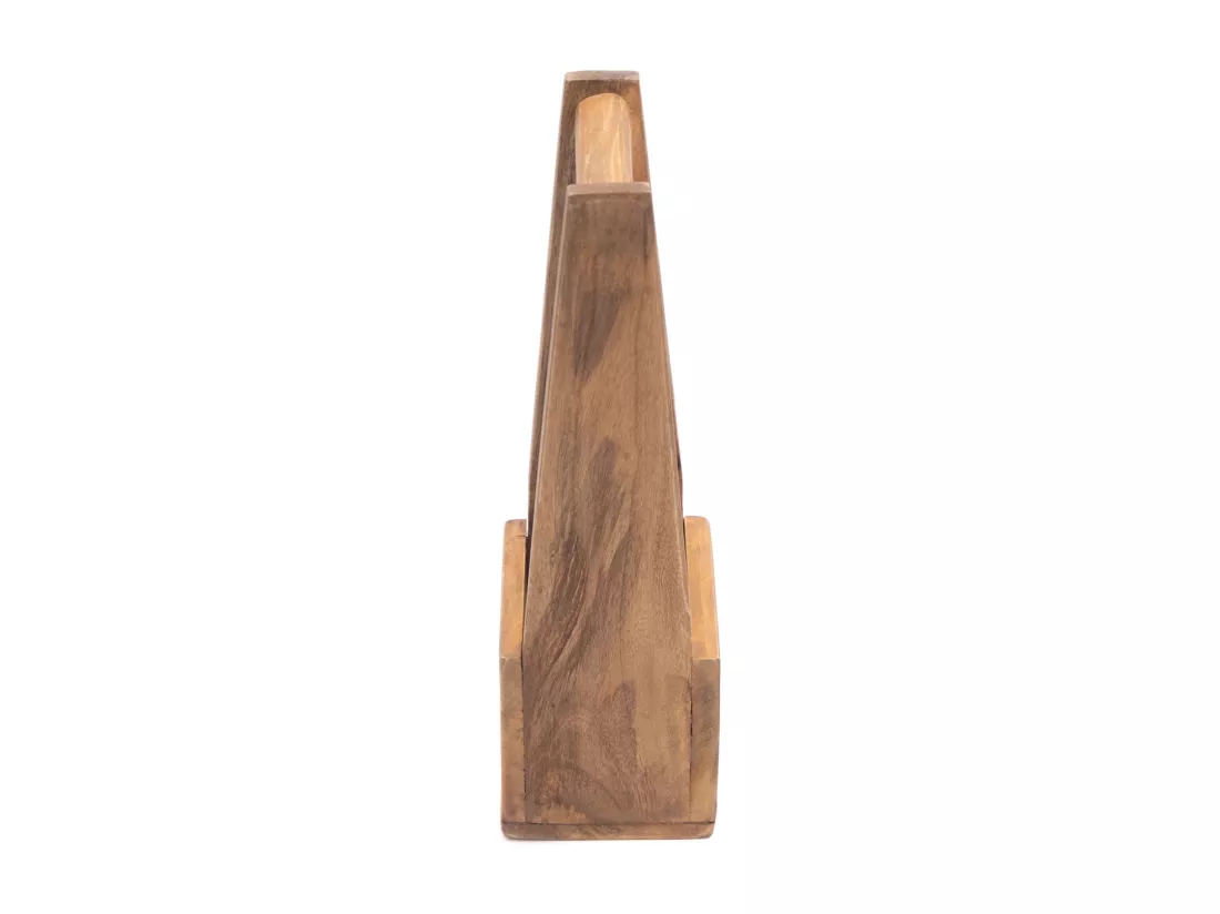 PORTE-BOUTEILLE Porte Bois massif en acajou couleurs naturelles