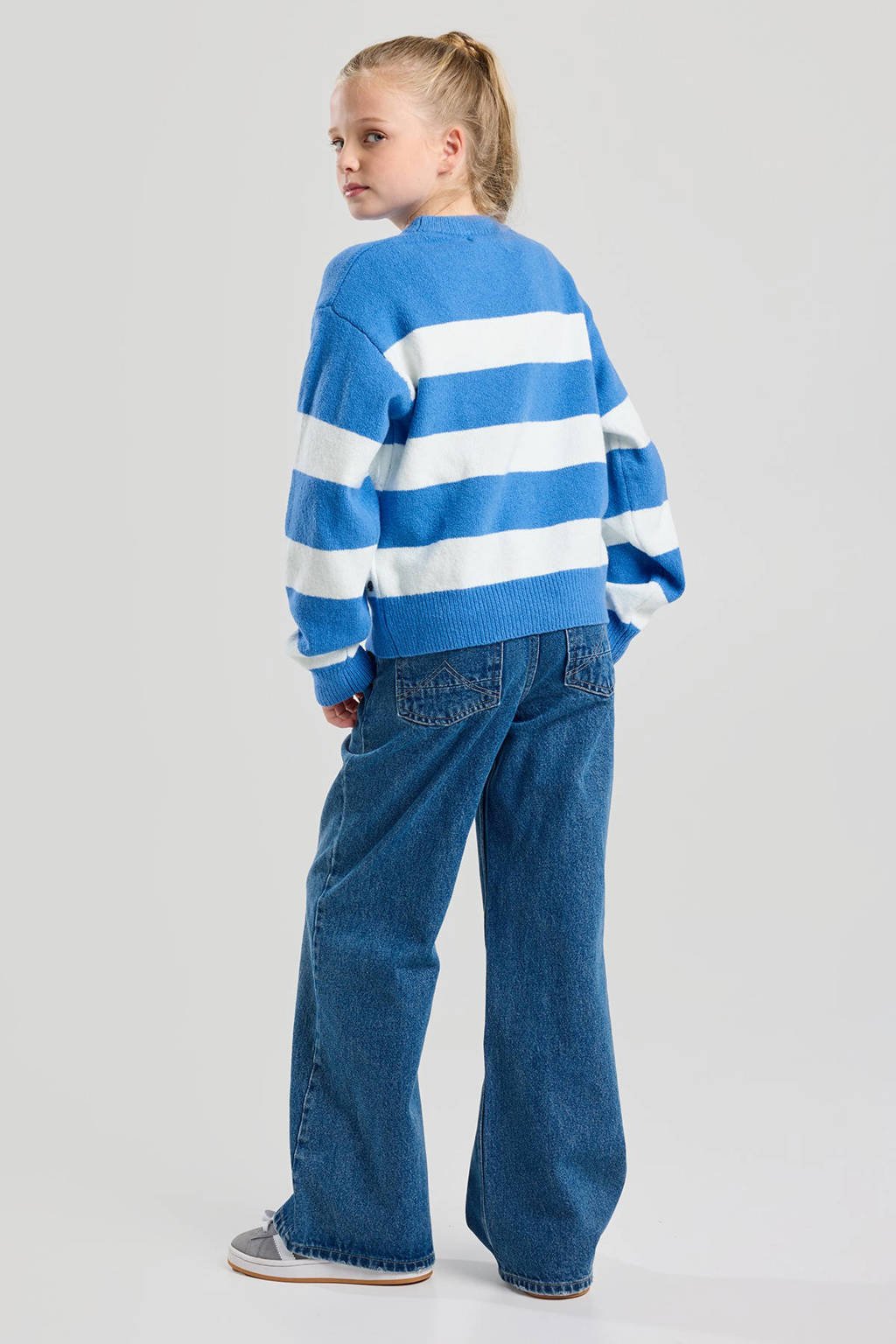 America Today gebreide trui blauw