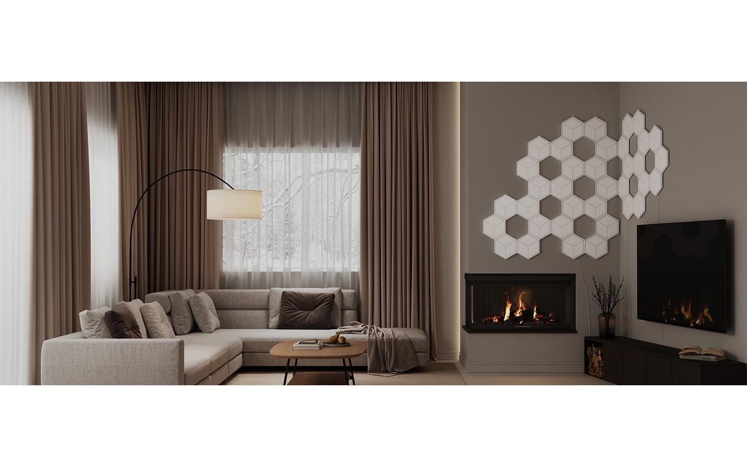 Govee LED Wandleuchte »Govee Glide Hexa Ultra, 7er-Pack, RGBIC«