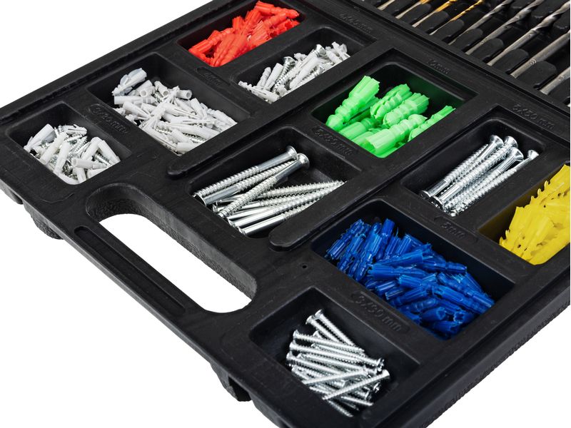 STRUCT Bohr- und Bitset 25-teilig Im kompakten Kunststoffkoffer – ideal für Haushalt, Hobby und unterwegs