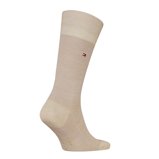 Tommy Hilfiger Premium Wool Strømper, Light Beige Melange, 43-44