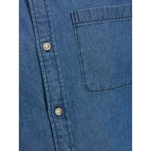 Jack&Jones Langærmet Skjorte, Medium Blue Denim, XXL