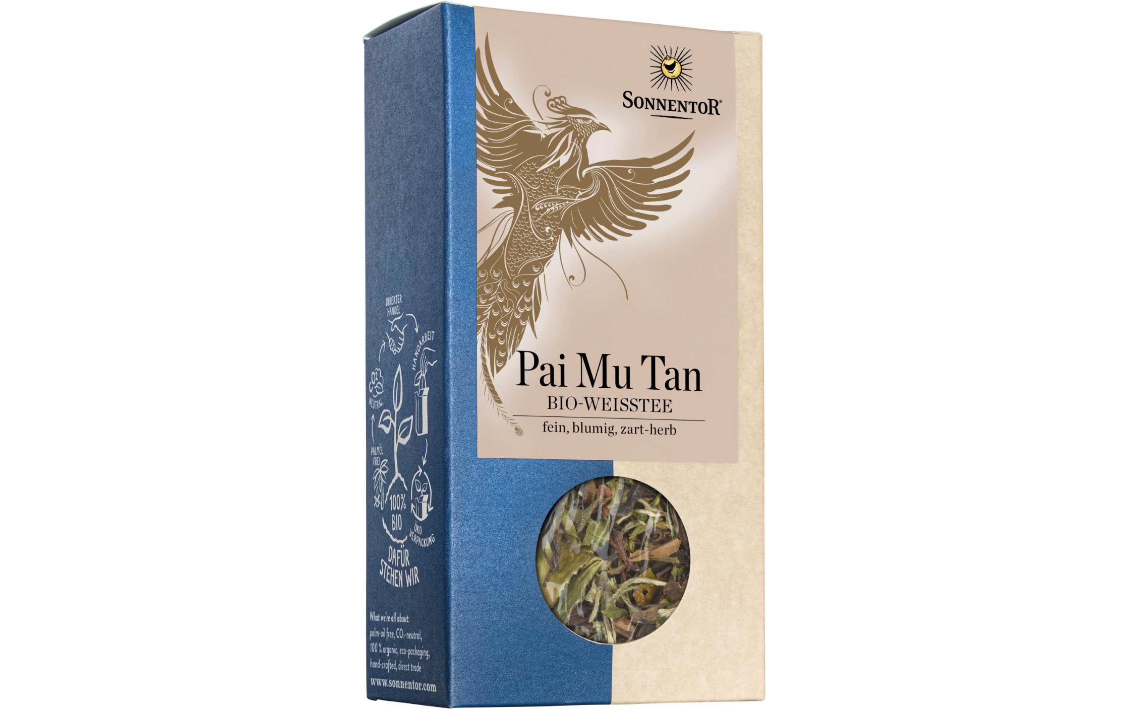 Teeblätter Bio Weisser Tee Pai Mu Tan lose 40 gWeisser Tee