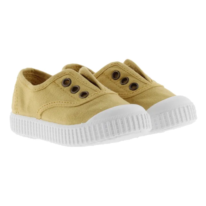 Victoria Baskets Inglesia Elastico Lon | Jaune pâle