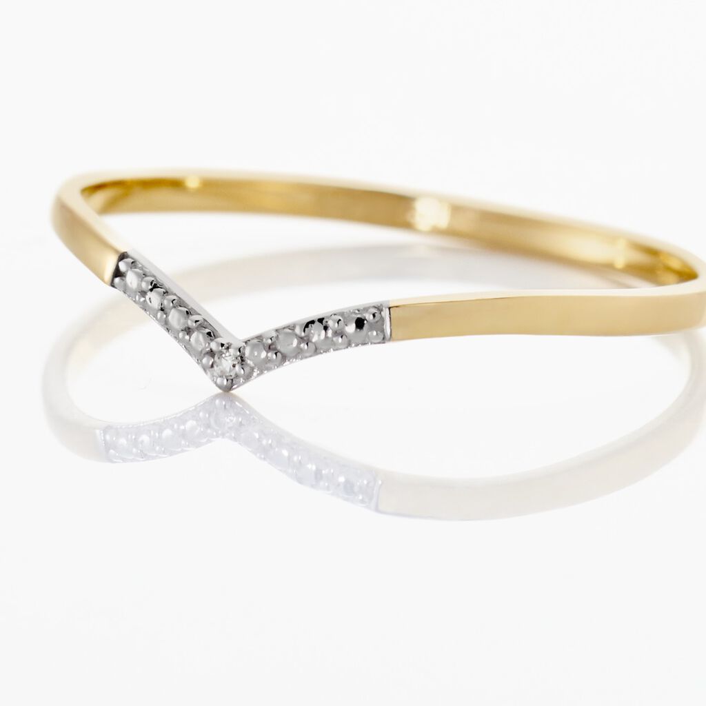 Bague Or Jaune Kaitlynn Diamant