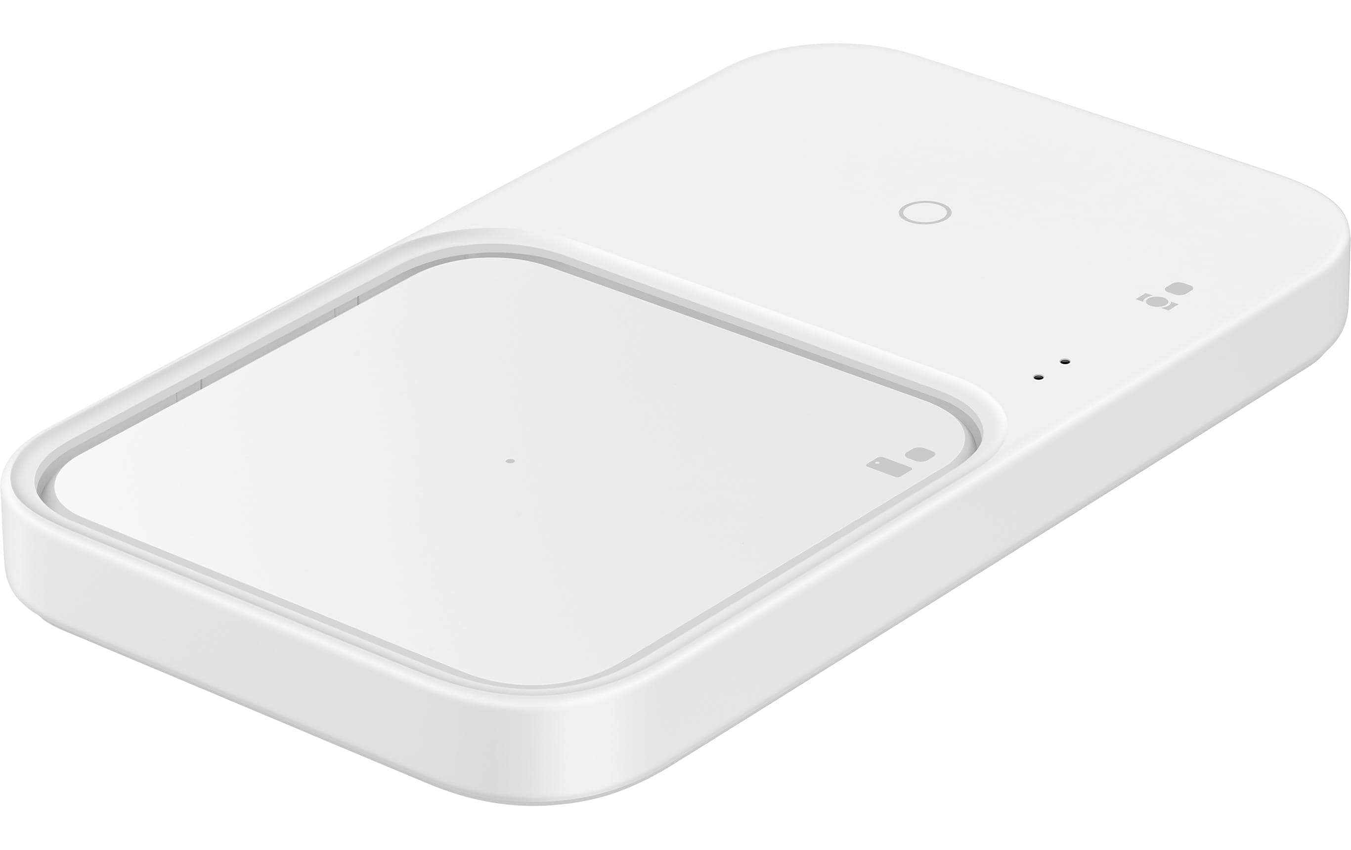 Wireless Charger Pad Duo EP-P5400 WeissInduktives Ladepad für kompatible Smartphones, Galaxy Watch und Galaxy Buds