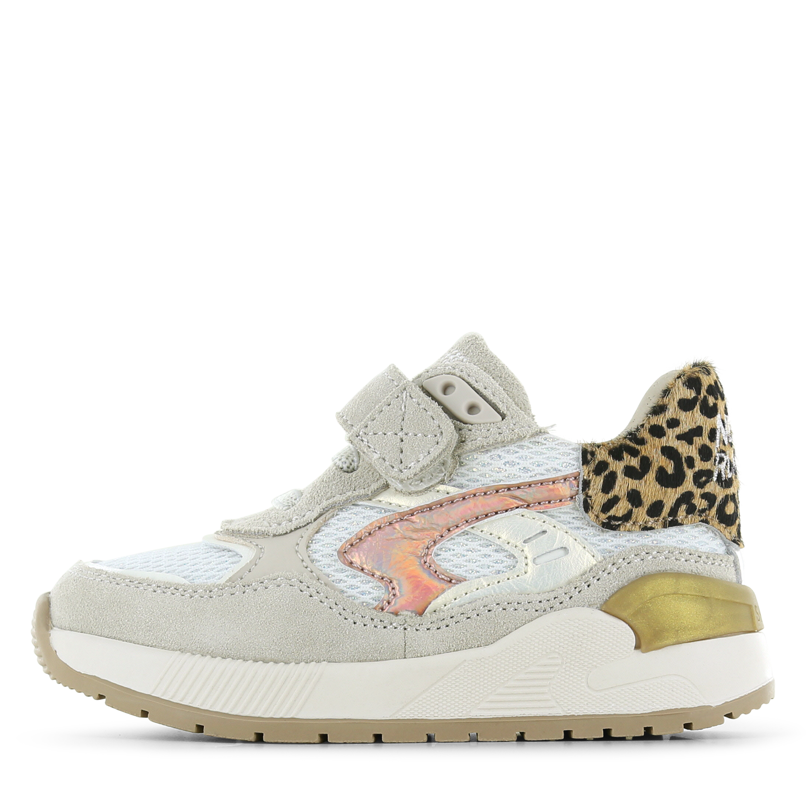 Shoesme beige sneaker Mesh, Microfiber leer, Suède | Meisjes schoenen