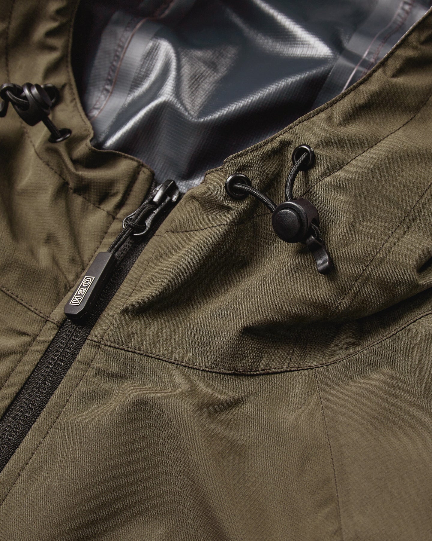 H2O Rømø Lw Rain Jacket Packable 3553 dusty oak