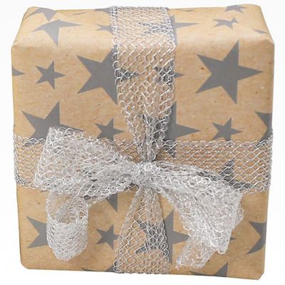 Clairefontaine - Papier cadeau kraft - 70 cm x 50 m - 60 g/m² - étoiles