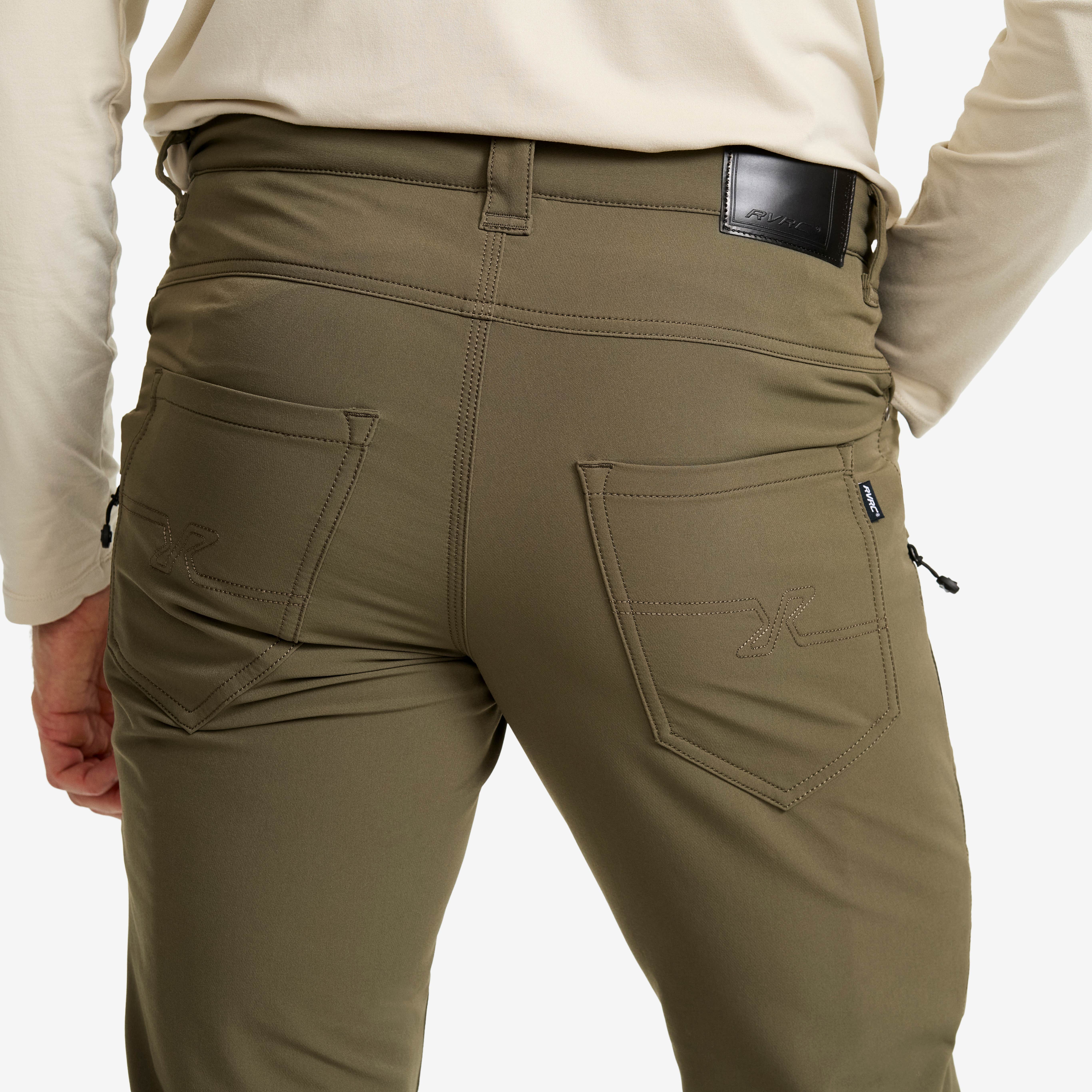 Explorer Outdoor Jeans Herre Light Moss Gray