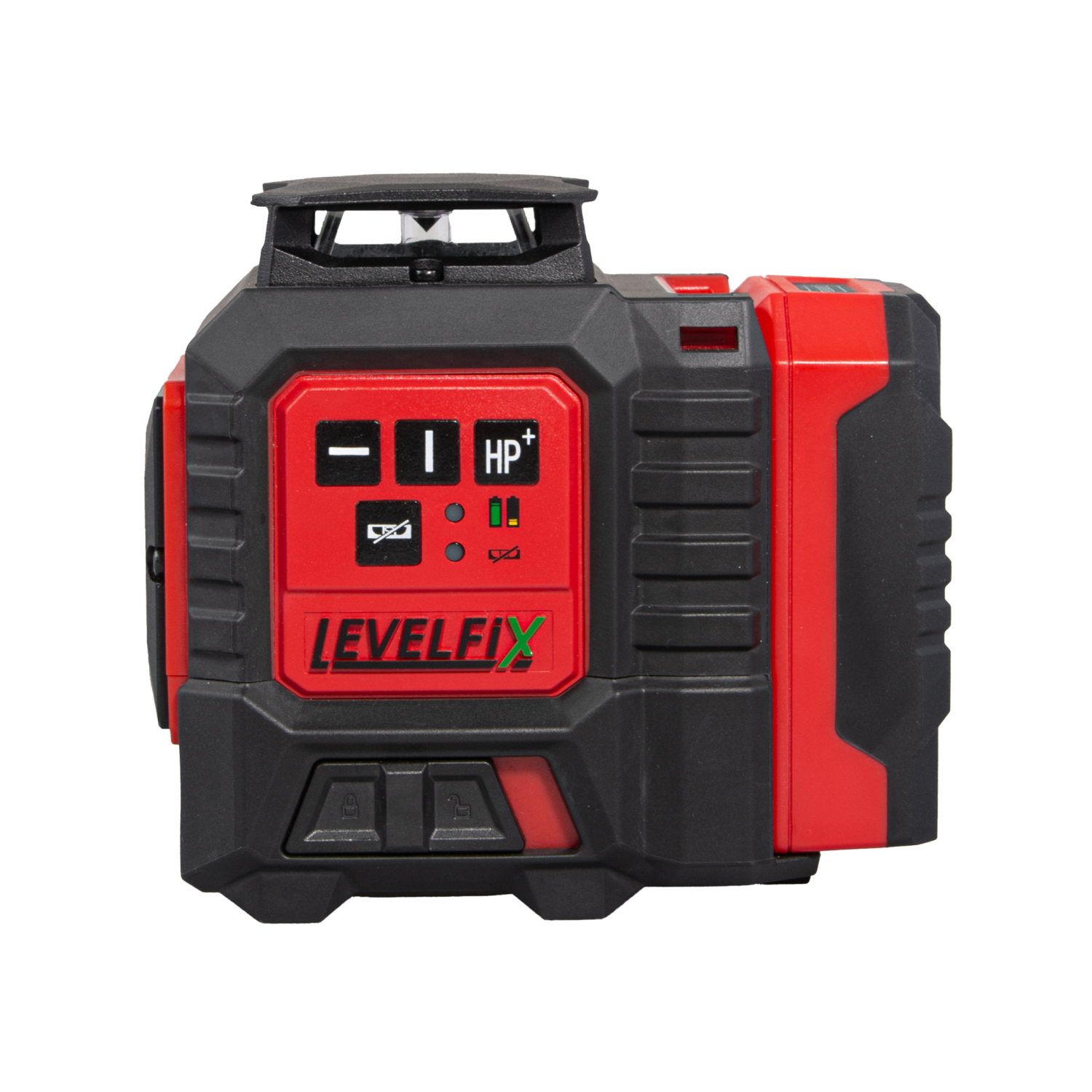 Levelfix CCL280G Kruislijnlaser Set incl. statief in koffer - groen of rood - 30m - 3 lijnen - Bluetooth - IP54