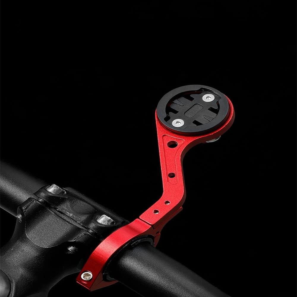 Universal Aluminium Fahrrad Computer Halterung Velo GPS Lenkstangen Halter für Garmin / Cateye / Bryton - Schwarz
