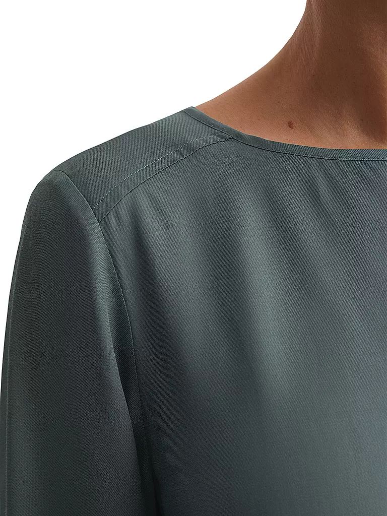 MARC O'POLO Blusenshirt  dunkelgrün