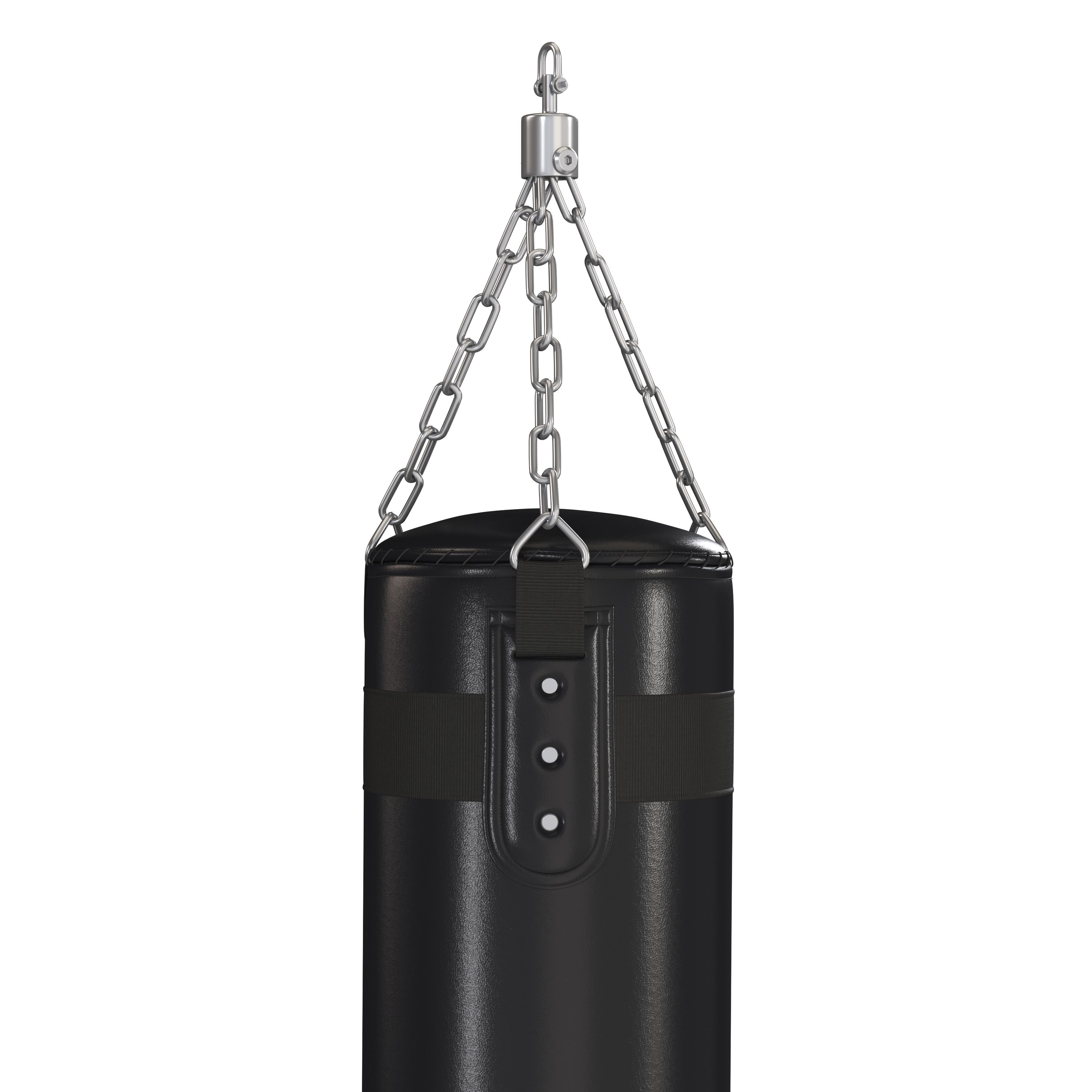 Boxsack mit Kettenaufhängung schwarz
