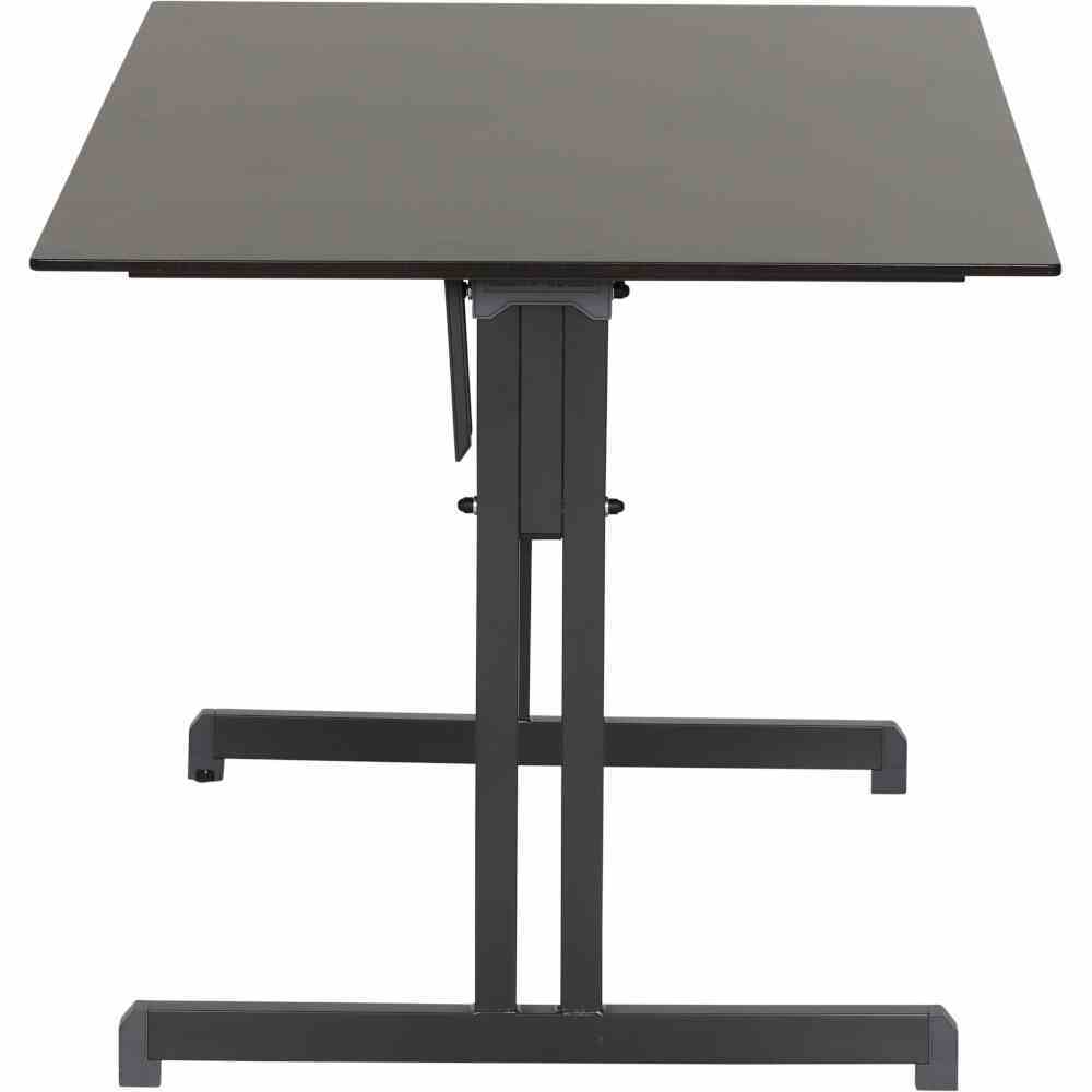 Gastrotisch - anthrazit - Tischplatte abklappbar - 120x80 cm