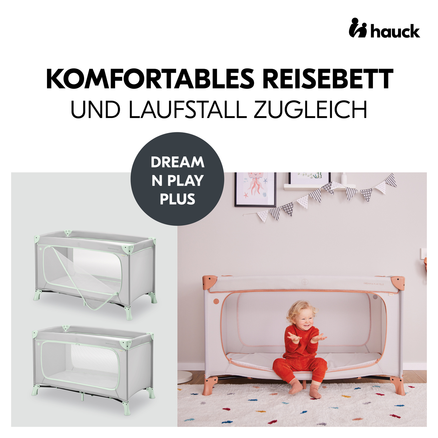 Reisebett hauck DREAM N PLAY PLUS