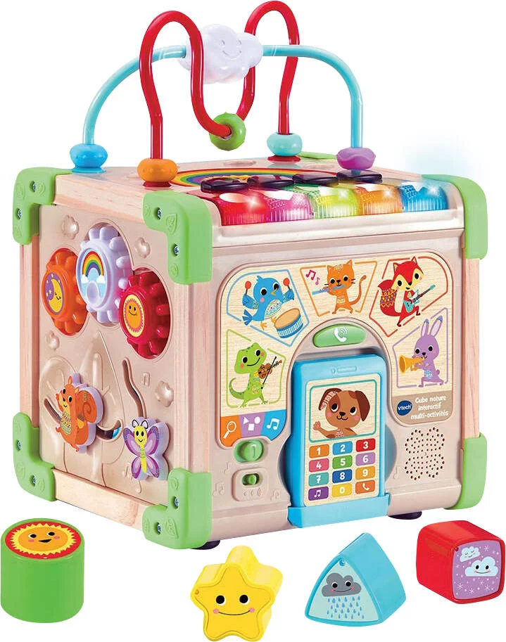 VTECH BABY - CUBE NATURE INTERACTIF MULTI-ACTIVITES