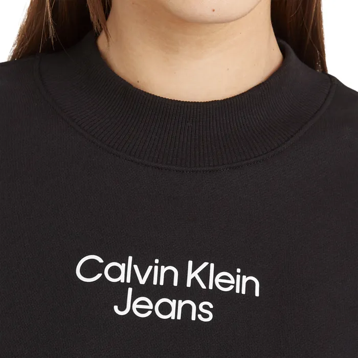 Calvin Klein Stacked Institutional Crewneck Sweater Dames