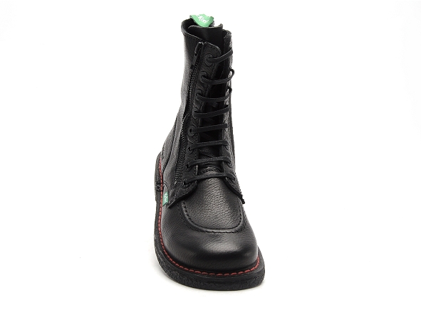 Kickers boots bottine plates femme meetickzip noir