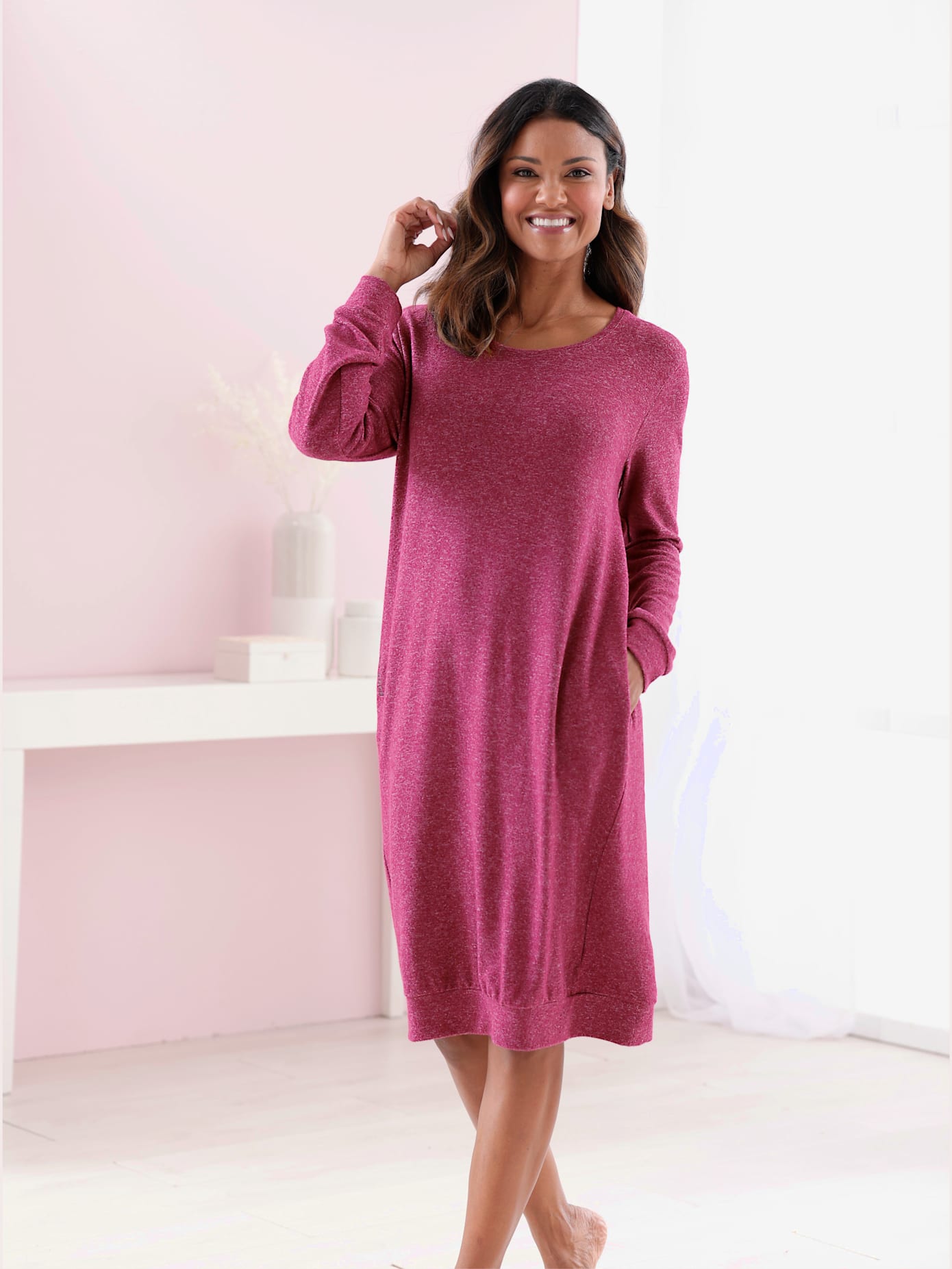 T-shirt long tricot fin très doux