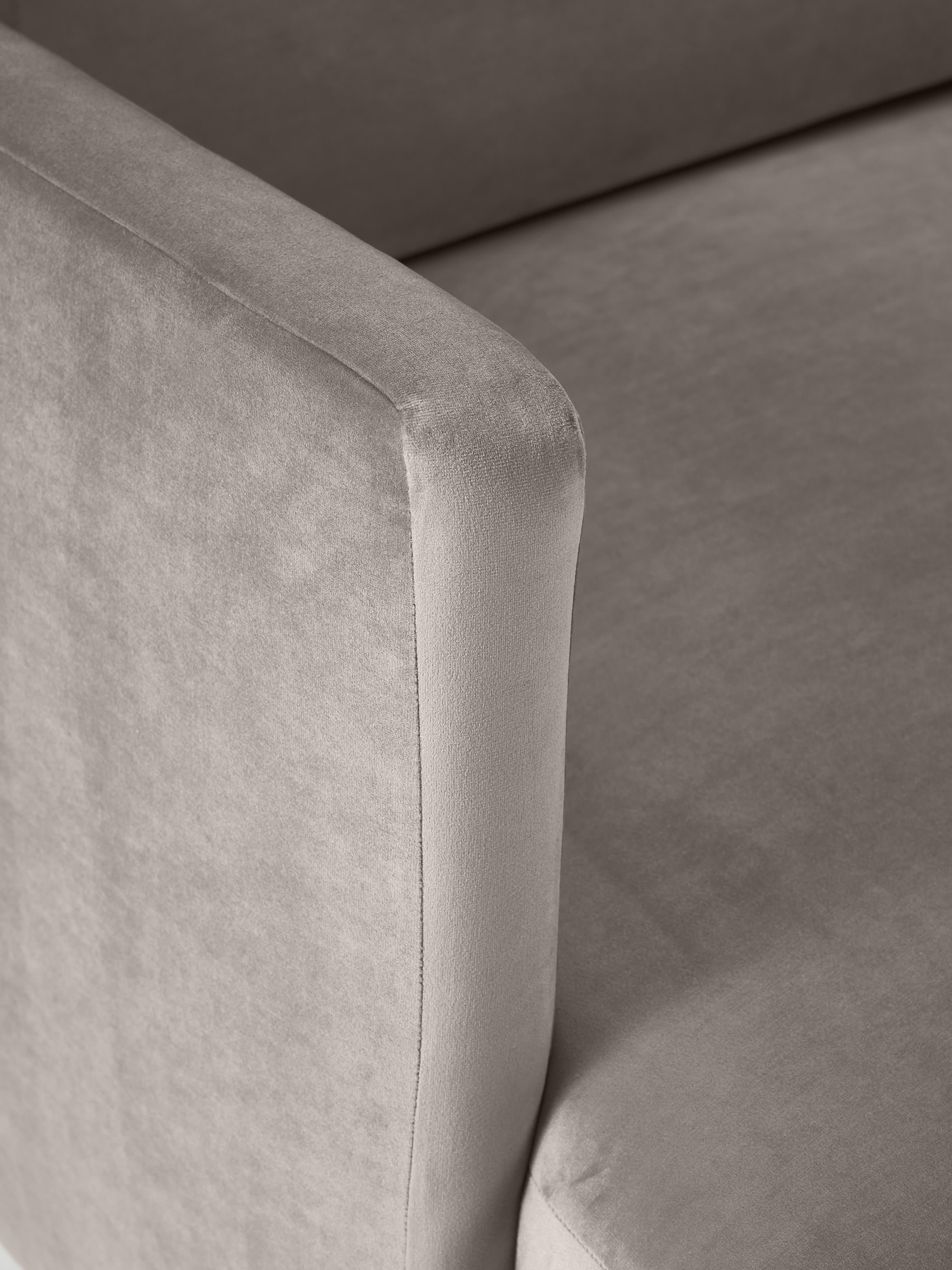 Fluwelen chaise longue Fluente