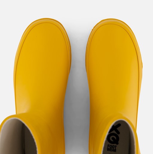 XQ Footwear Regenlaarzen geel Rubber
