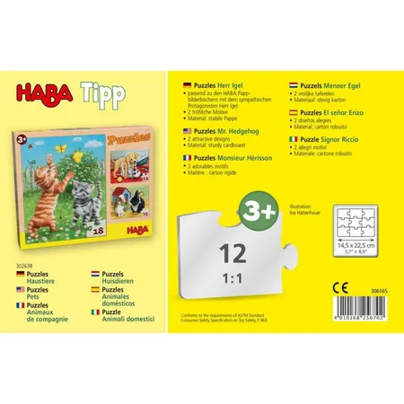 HABA 306165 Puzzles Herr Igel