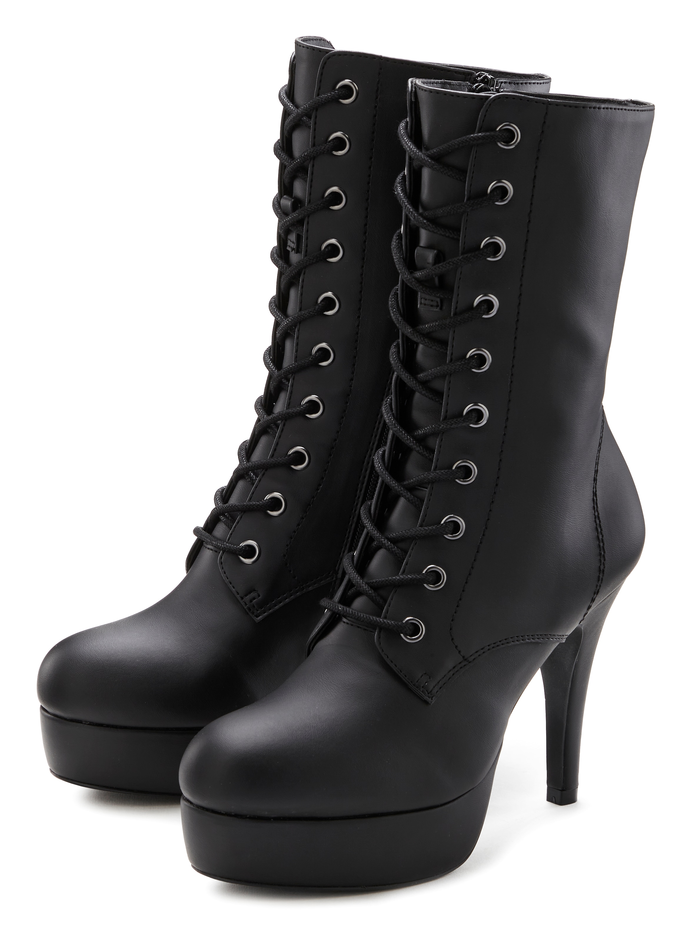 LASCANA Belle Affaire Schnürstiefelette »Stiefel,«  , High-Heel-Boots mit Plateauabsatz