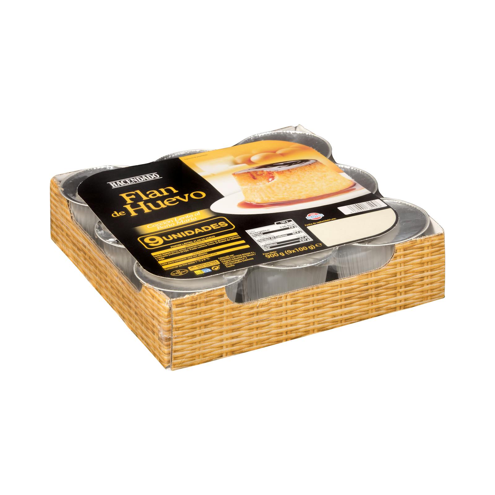 Flan aux œufs Hacendado