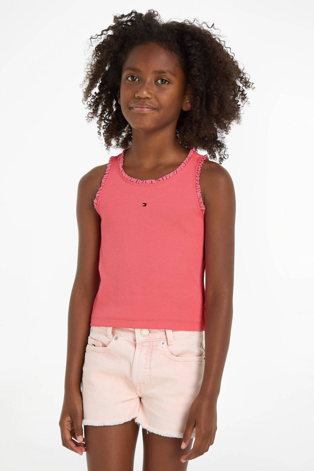 Tommy Hilfiger singlet koraal roze