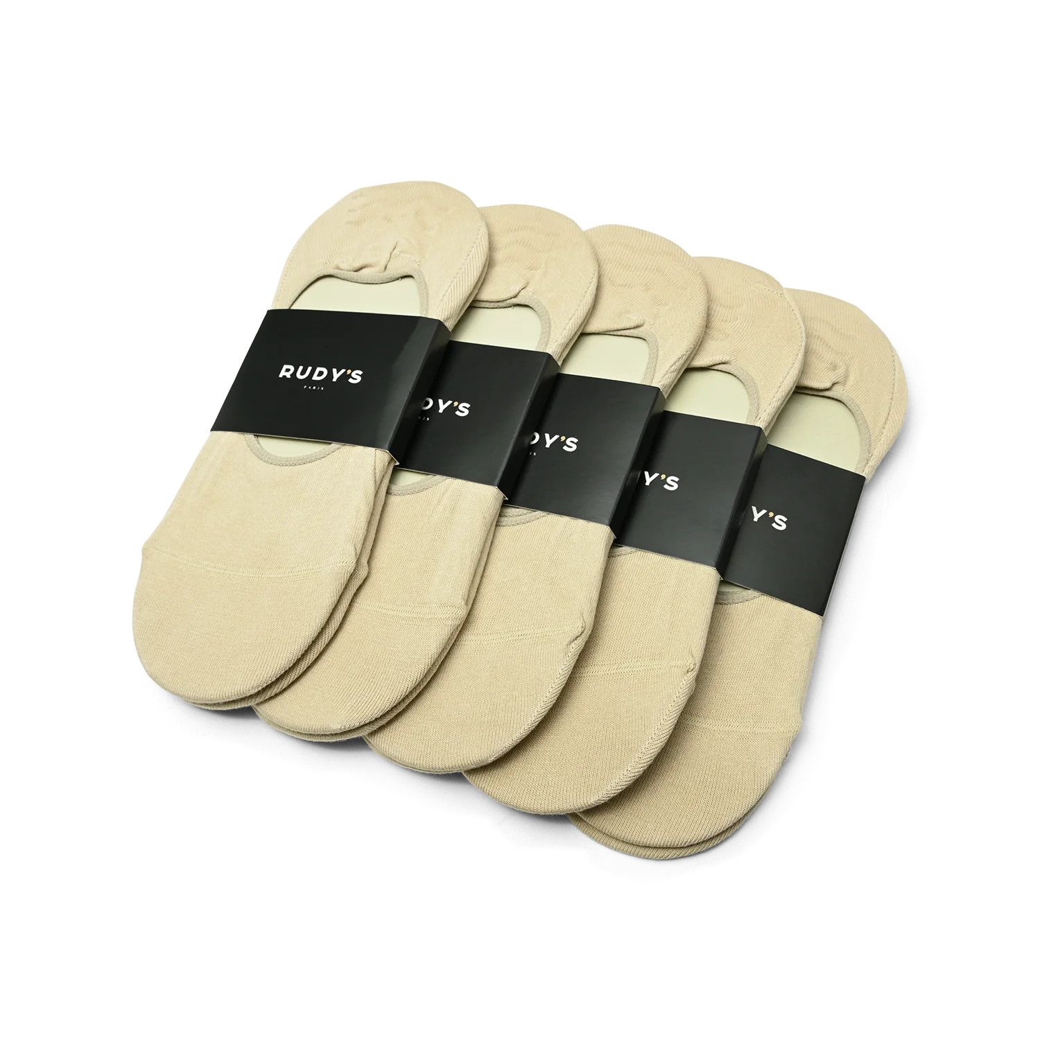 Pack de 2 chaussettes invisibles beiges