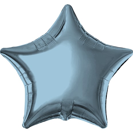 Salling folieballon stjerne Ø: 45 cm - lyseblå