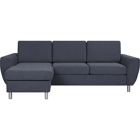 Madrid Nordic vendbar sofa med chaiselong - navy