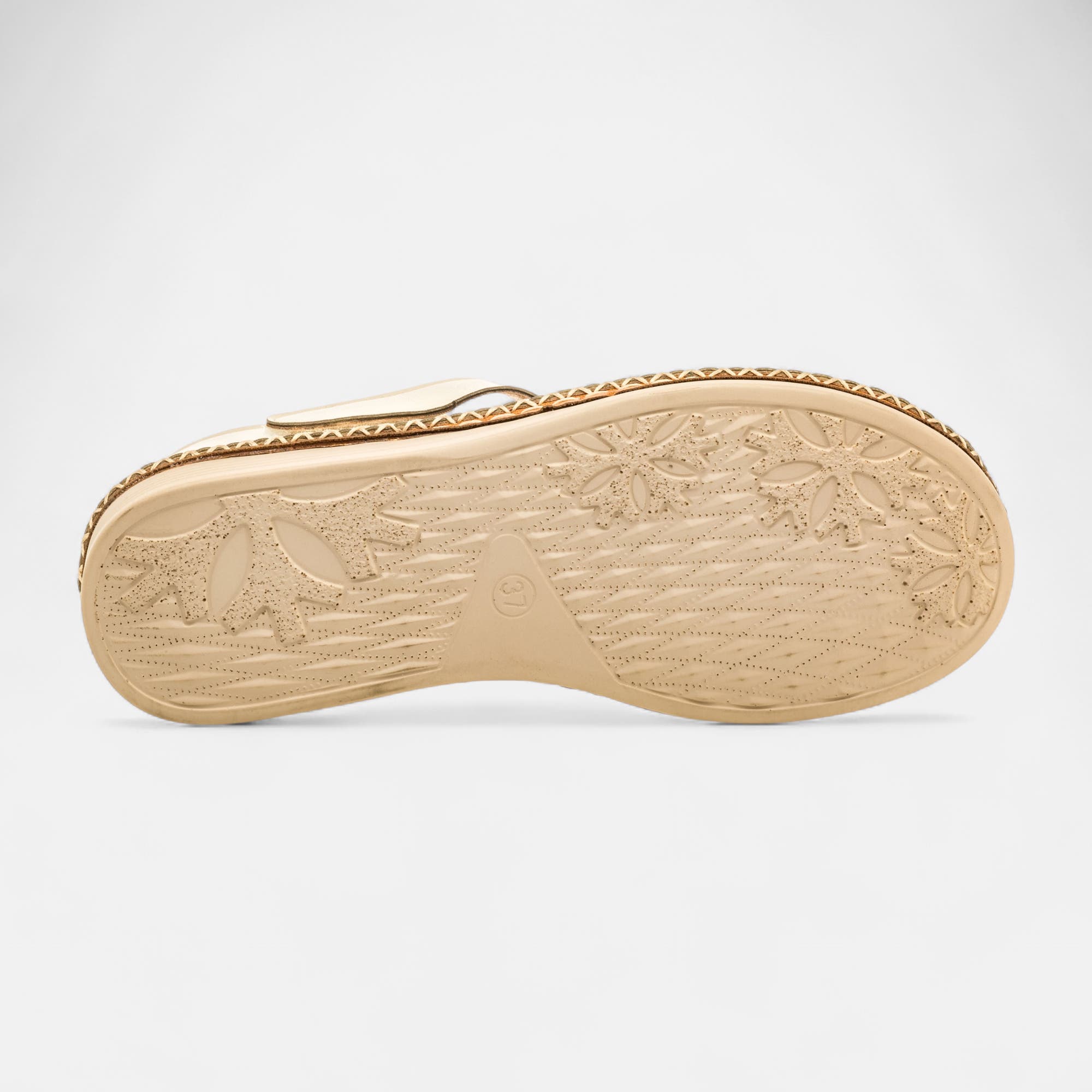 Mocassins pieds sensibles Femme beige