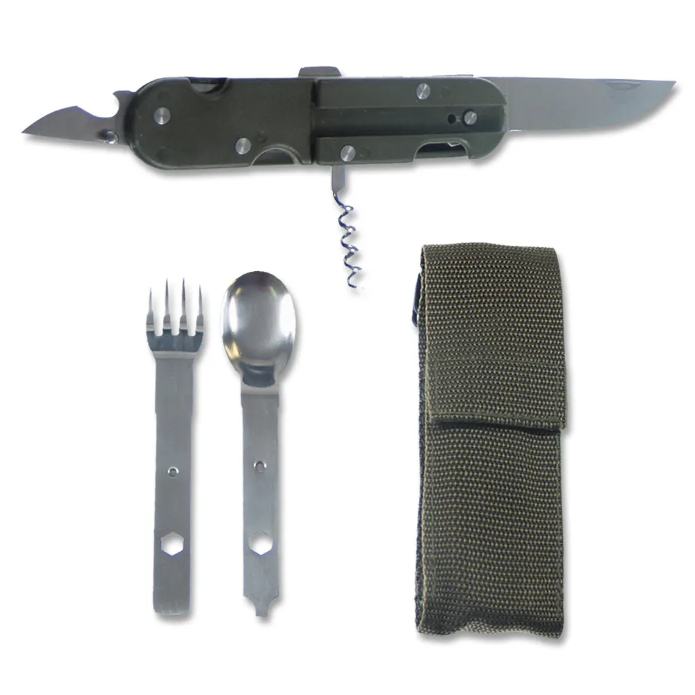 MFH -  MFH Taschenmesser mit Essbesteck und Werkzeug