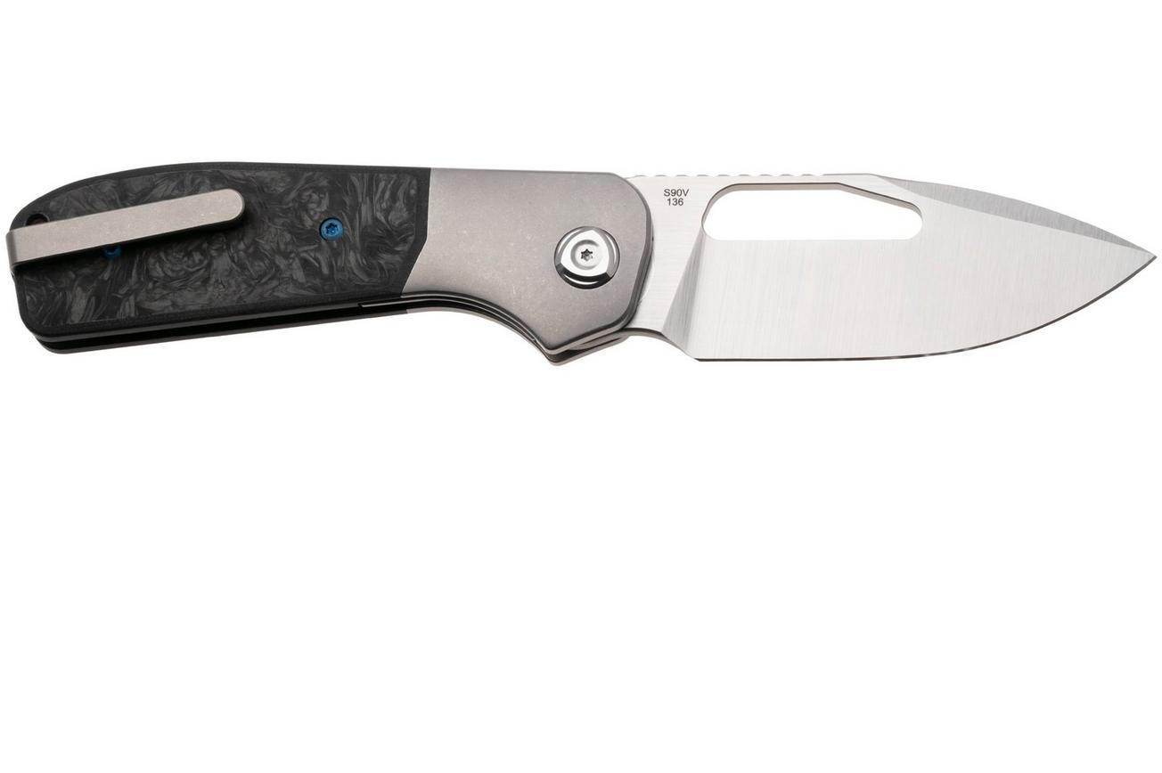 Liong Mah Field Duty 3.5 Satin S90V, Dark Matter Carbonfiber Titanium, zakmes